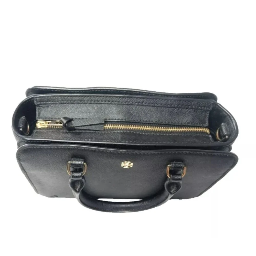 Tory Burch Saffiano Leather Top Handle Bag Mini Handbag